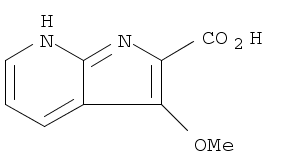 1H-Pyrrolo[2,3-b]pyridine-2-carboxylic acid, 3-methoxy-